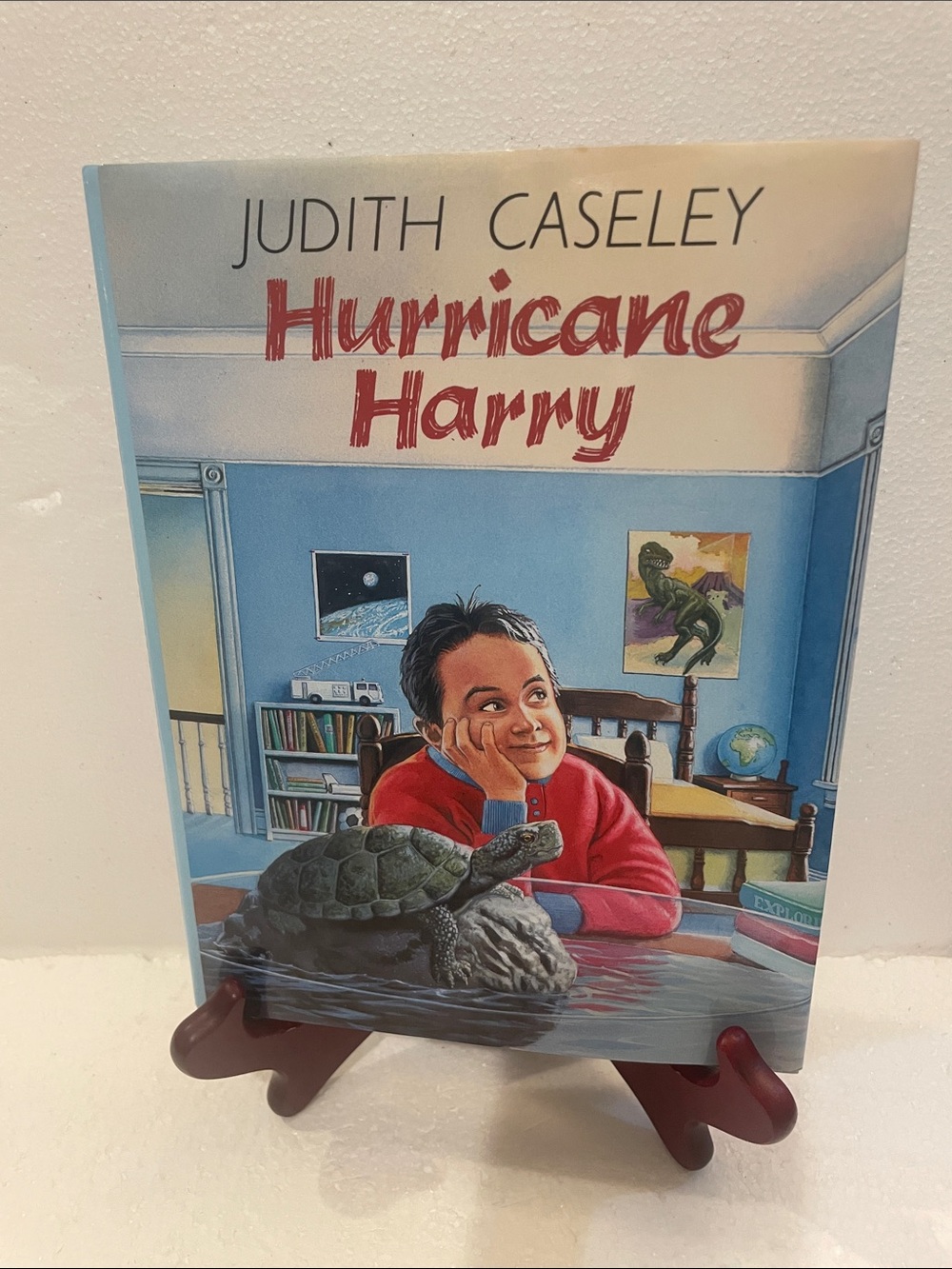 Vintage 1991 Hurricane Harry First Edition childrens AR Book HCDJ Judith Caseley